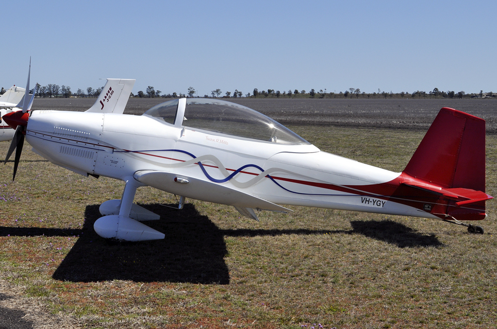 A completed and flying RV-8